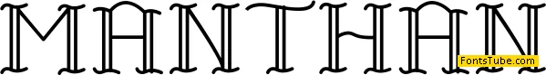 MANTHAN Font