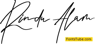 Rindu Alam Font