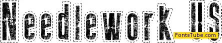 Needlework US Font