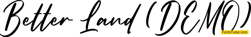 Better Land Font