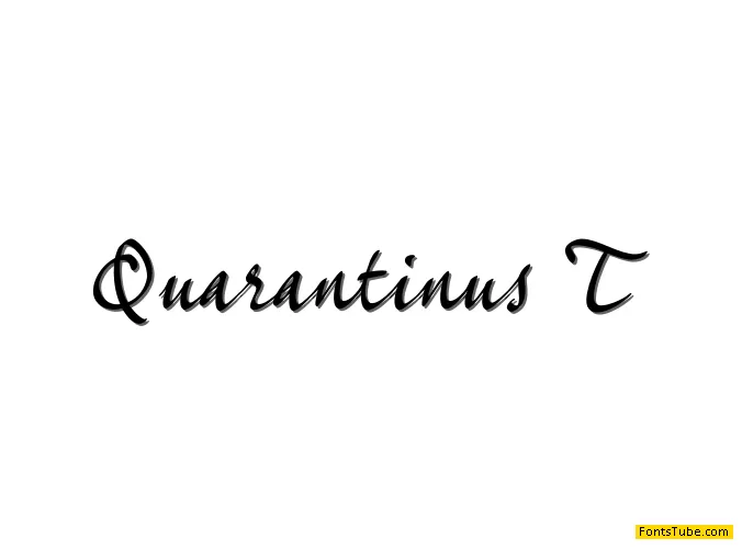 Quarantinus_T Font