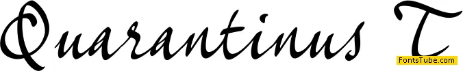 Quarantinus_T Font