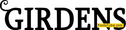 Girdens Font