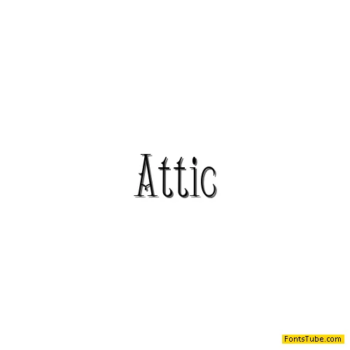 Attic Font