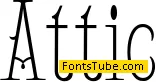 Attic Font