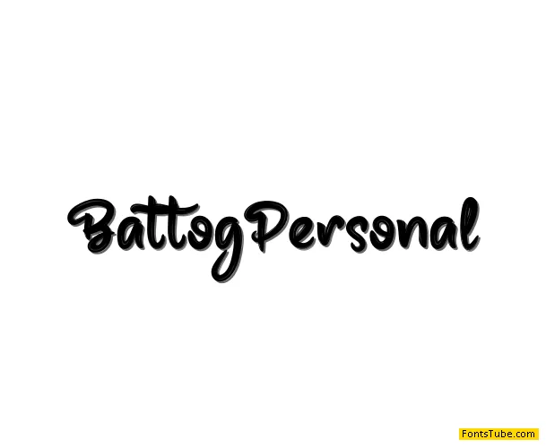 Battog Personal Font