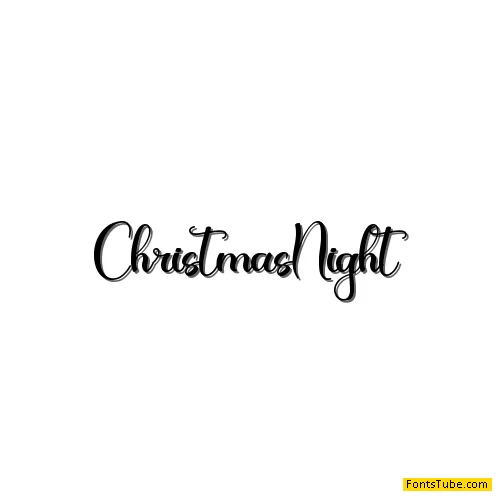 Christmas Night Font