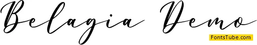 Belagia - Demo Font