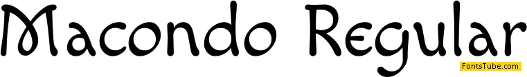 Macondo Font