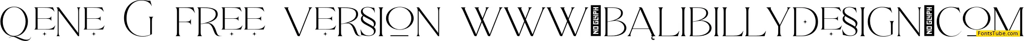 Qene-G Font Family