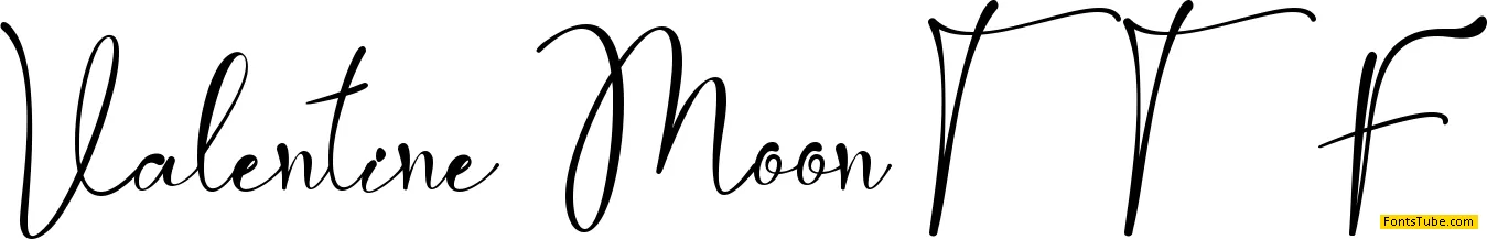 Valentine Moon Font
