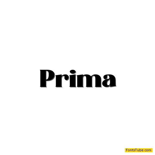 Prima DEMO Font