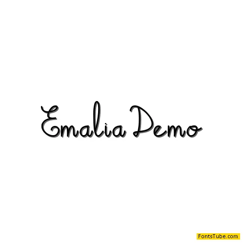 Emalia Demo Font