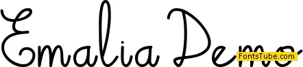 Emalia Demo Font