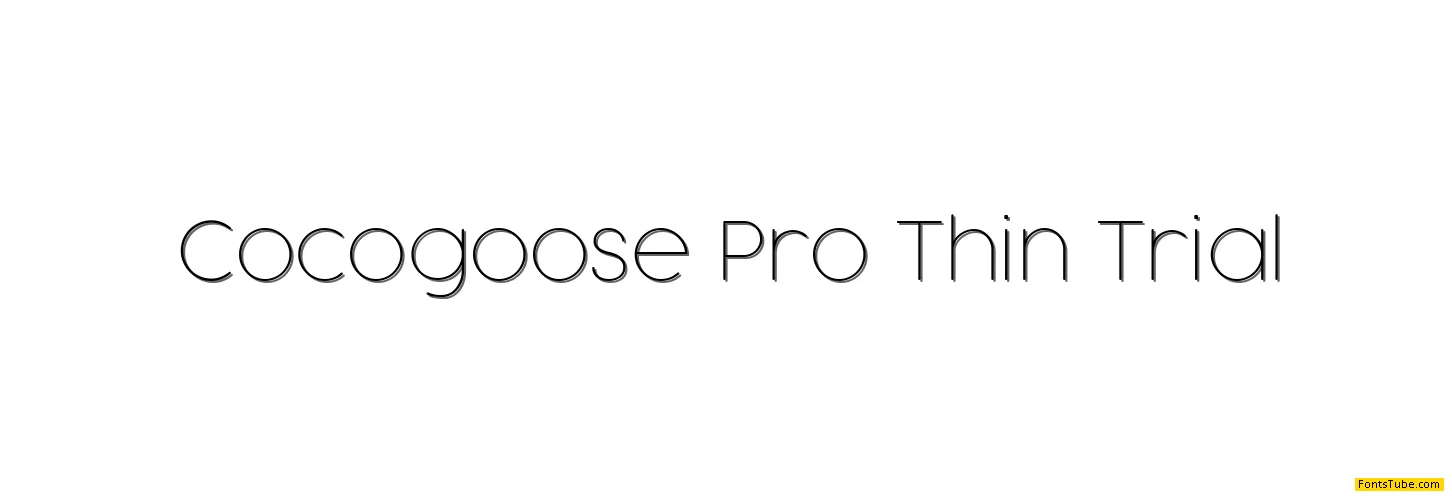 Cocogoose Pro Font Family