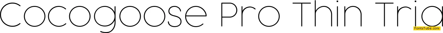 Cocogoose Pro Font Family