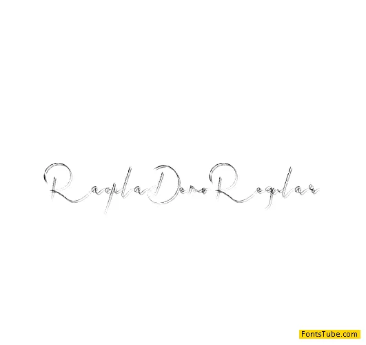 Raqila Demo Font
