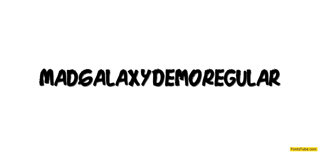 Mad Galaxy Demo Font Family