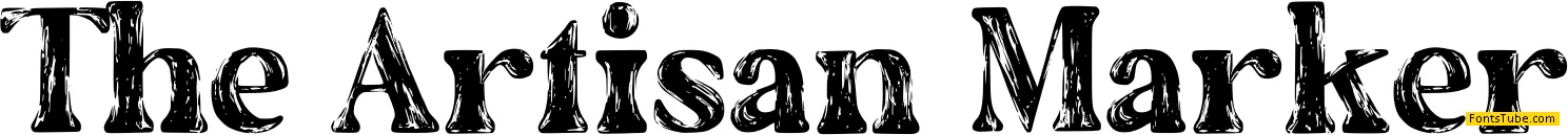 The Artisan Marker Serif Font