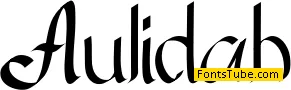 Aulidah Font
