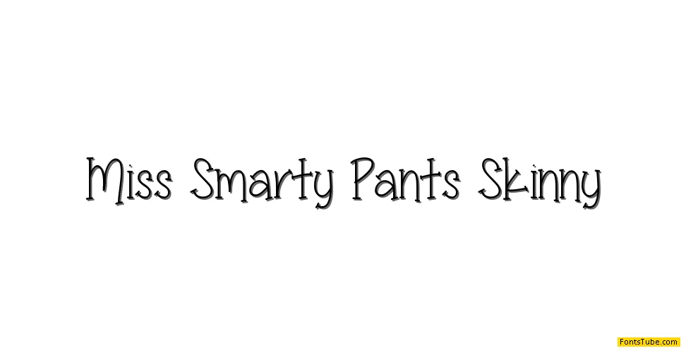 Miss Smarty Pants Font Family