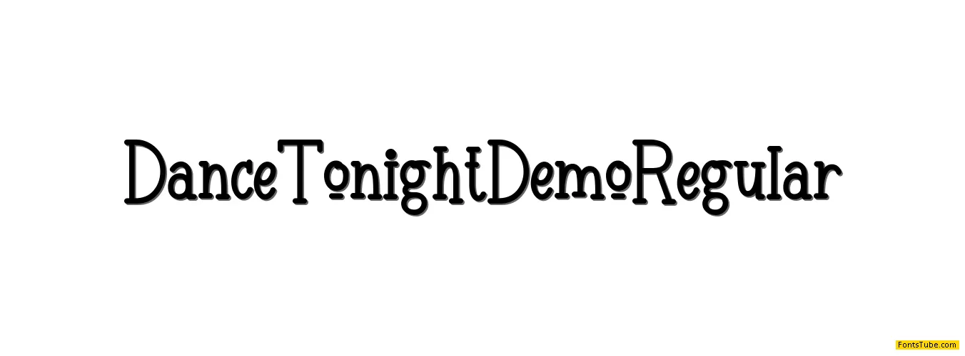 Dance Tonight Demo Font