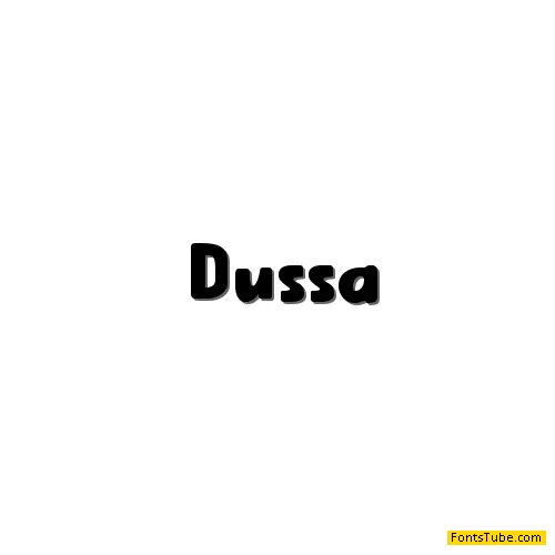Dussa Font Family