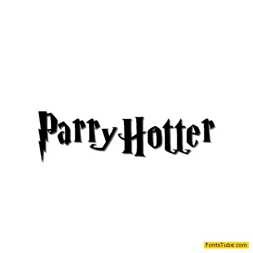Parry Hotter Font