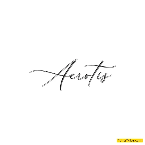 Aerotis Font
