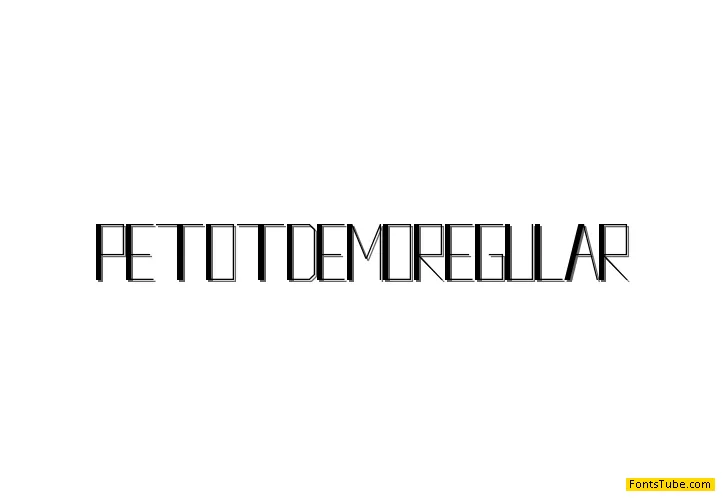 Petot Demo Font