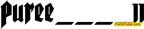 Pure evil 2 Font
