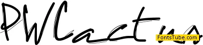 PW Cactus Font
