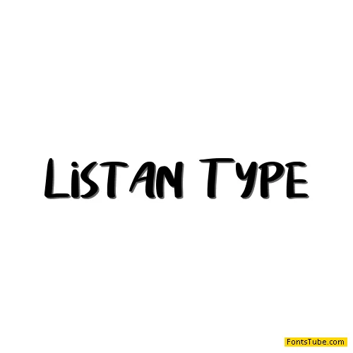 Listan Type Font