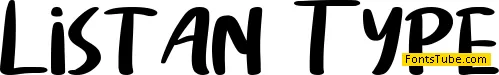 Listan Type Font
