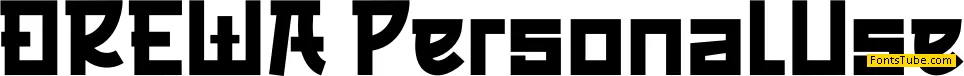 OREWA Font
