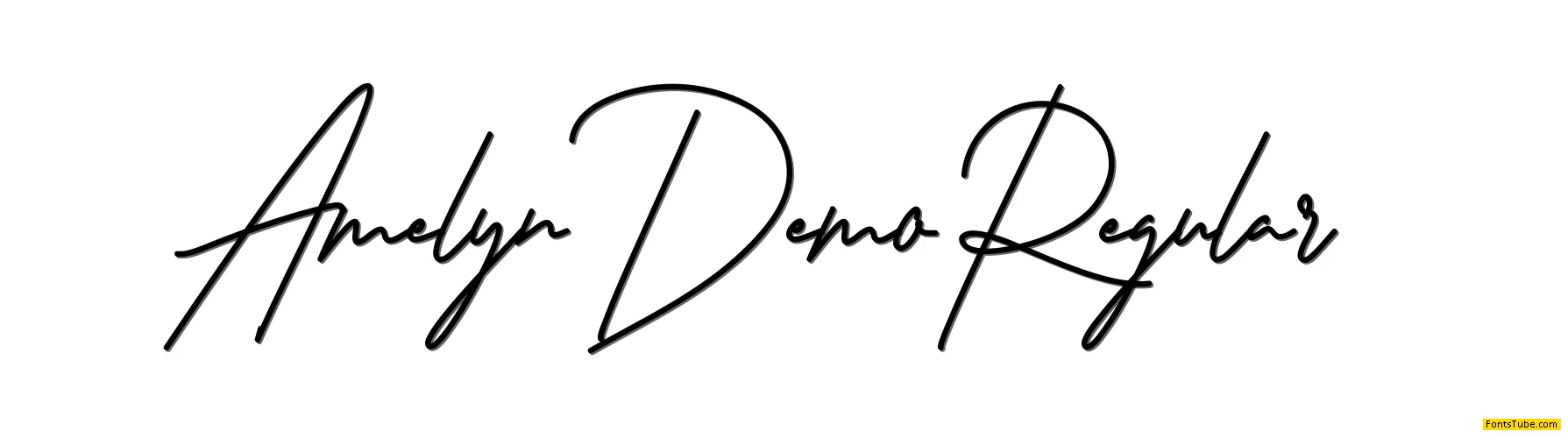 Amelyn Demo Font