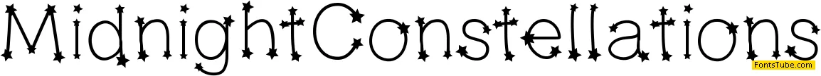 MidnightConstellations Font