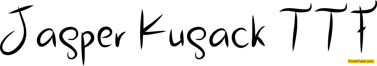 Jasper Kusack Font
