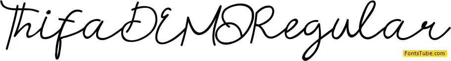 Thifa DEMO Font