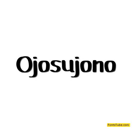 Ojosujono Font