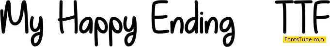 My Happy Ending Font