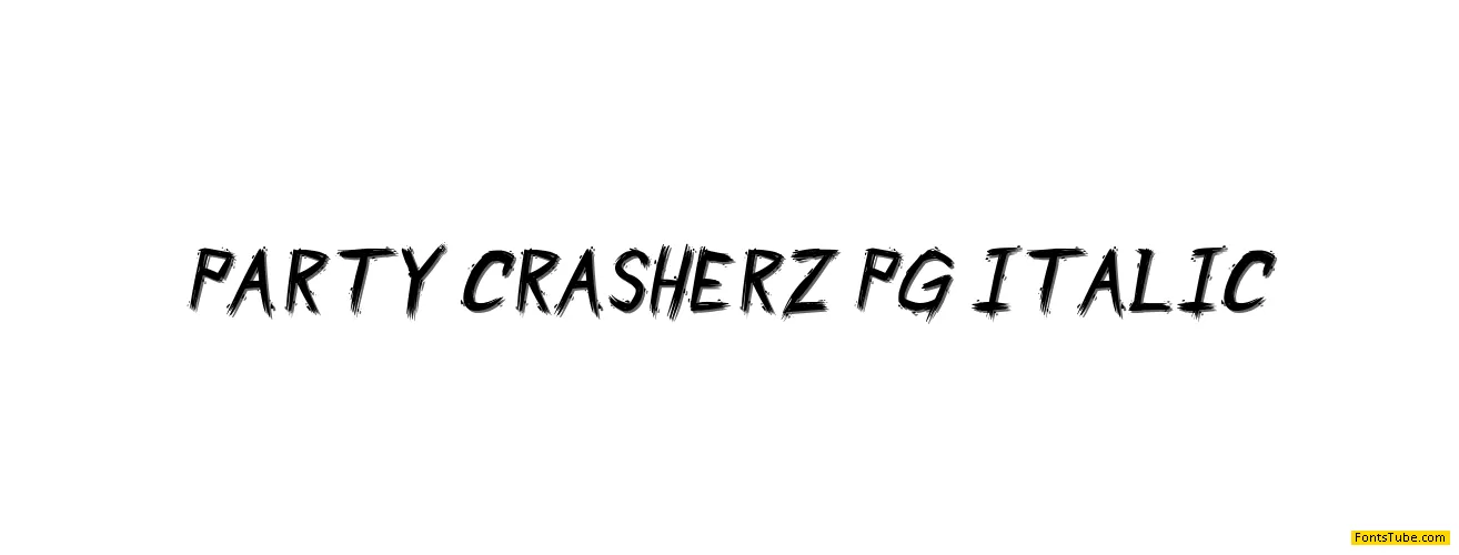 Party Crasherz PG Font Family
