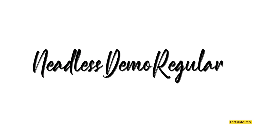 Neadless Demo Font