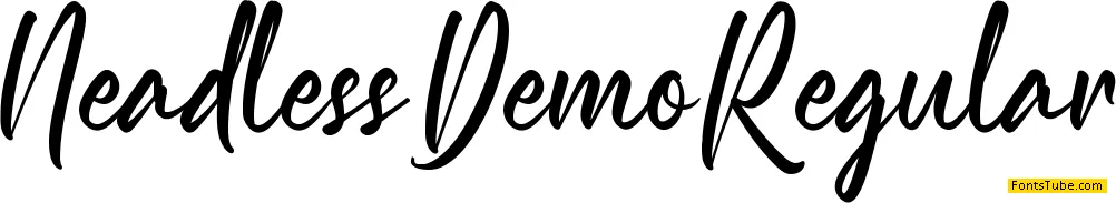 Neadless Demo Font