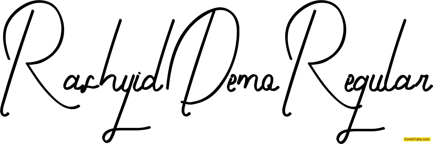 Rashyid Demo Font