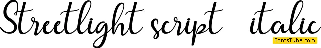 streetlight Font Family