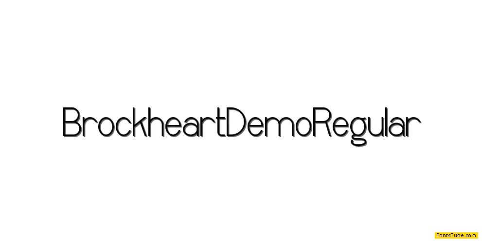 Brockheart Demo Font Family
