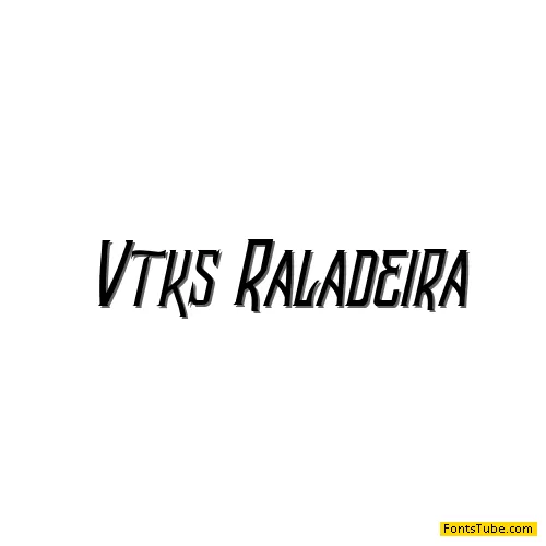 Vtks Raladeira 2 Font