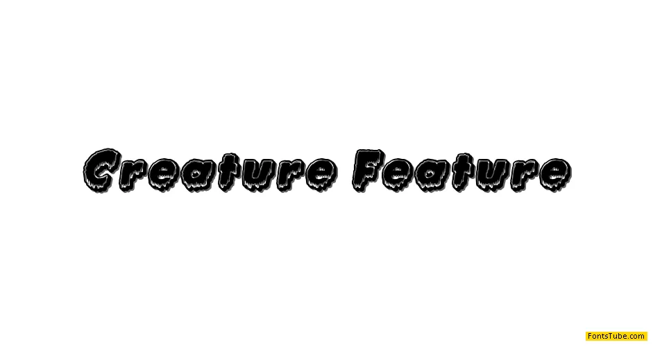 Creature Feature Font