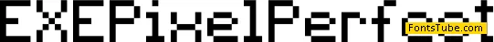 EXEPixelPerfect Font